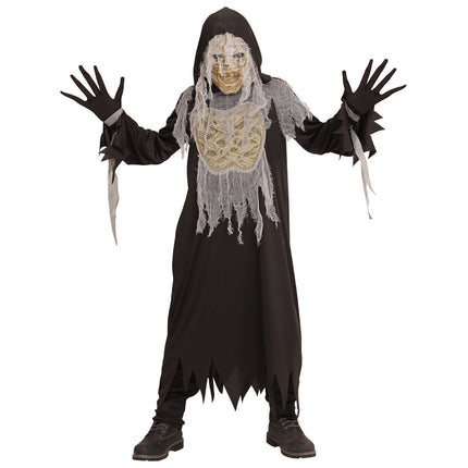 Kostium na Halloween dla dziecka Mumia 4 części