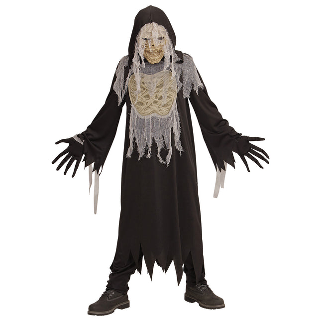 Kostium na Halloween dla dziecka Mumia 4 części