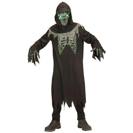 Kostium na Halloween dla dziecka Chudy Żniwiarz 4 szt