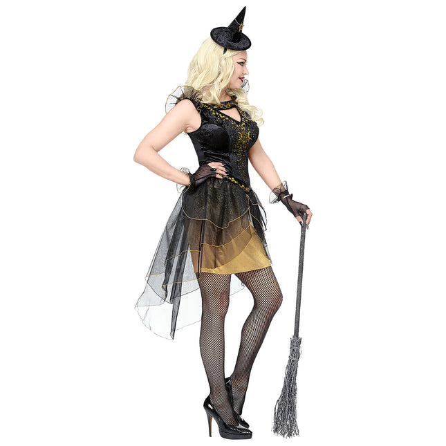 Sukienka na Halloween Black Gold Ladies Witch