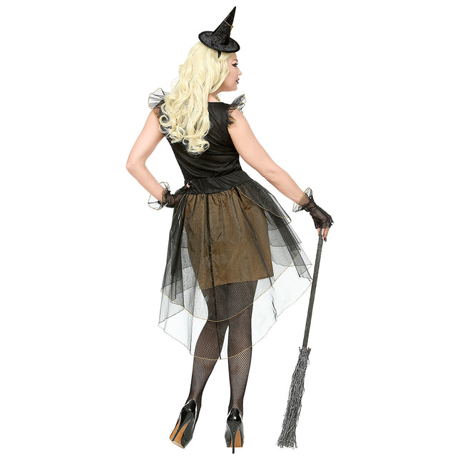 Sukienka na Halloween Black Gold Ladies Witch