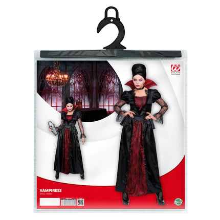Kostium na Halloween Wampirzyca damska z chokerem