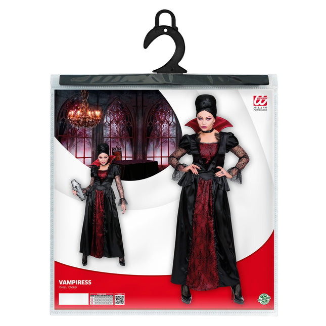 Kostium na Halloween Wampirzyca damska z chokerem