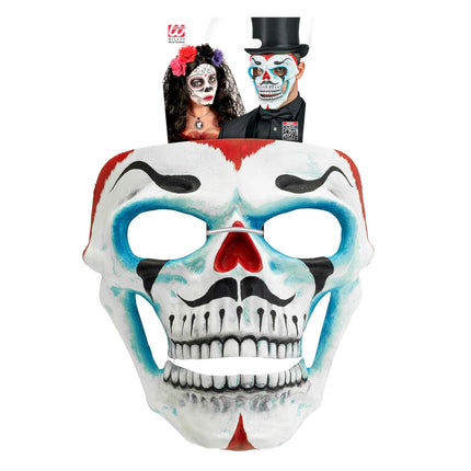 Dia De Los Muertos Maska Kolorowy Człowiek