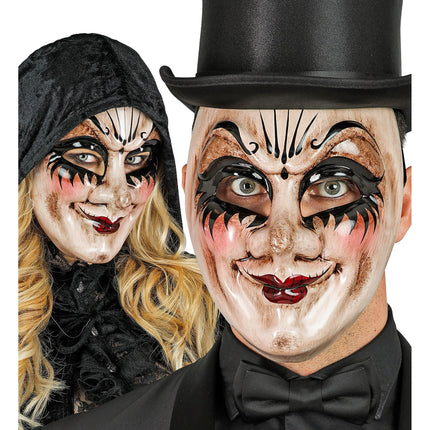 Maska na Halloween Lalka Straszny Człowiek
