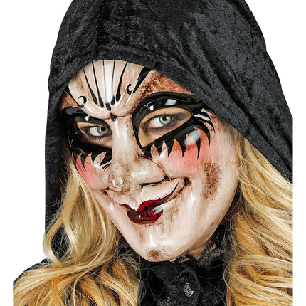 Maska na Halloween Lalka Straszny Człowiek