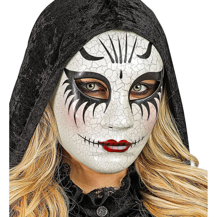 Maska na Halloween Straszna lalka damska