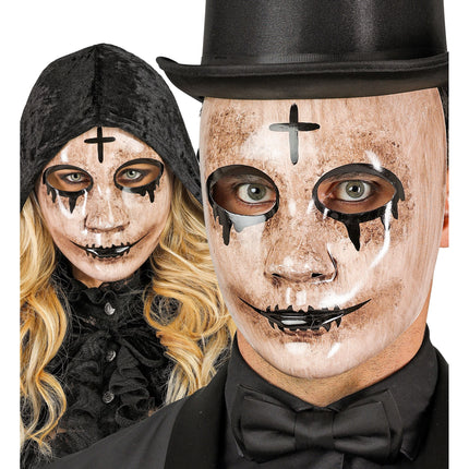 Maska na Halloween Straszna lalka