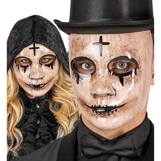 Maska na Halloween Straszna lalka