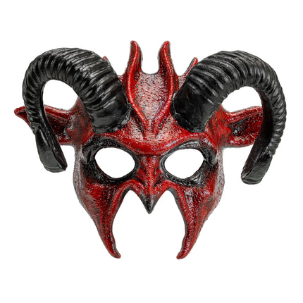 Maska na Halloween Czarny Diabeł