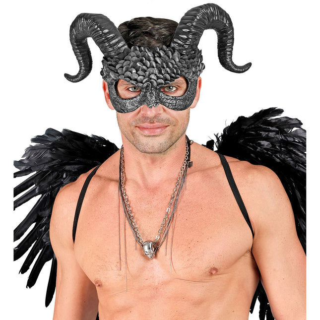 Maska na Halloween Demon