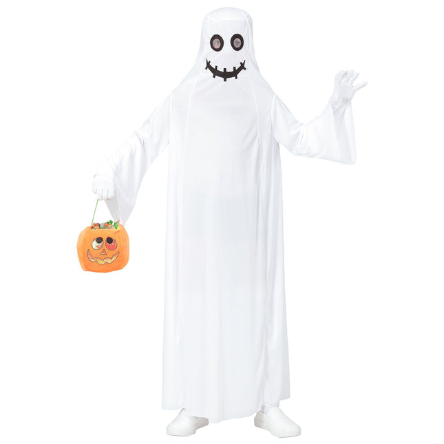 Kostium na Halloween Biały dziecięcy szlafrok ducha