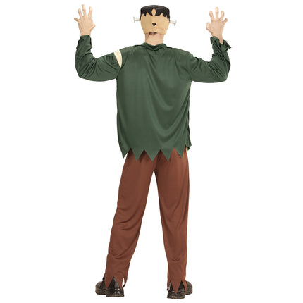 Kostium na Halloween Zielony Męski Zombie