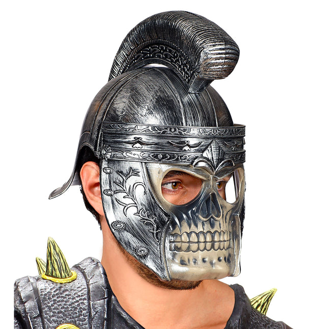 Kask na Halloween Roman z czaszką