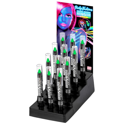 Neon Green Schmink Pencil Glow In The Dark 3,5 ml