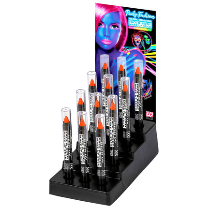 Neon Orange Schmink Pencil Glow In The Dark 3,5 ml