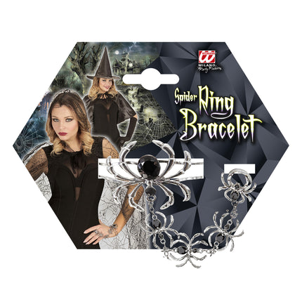 Bransoletka na Halloween Pająki