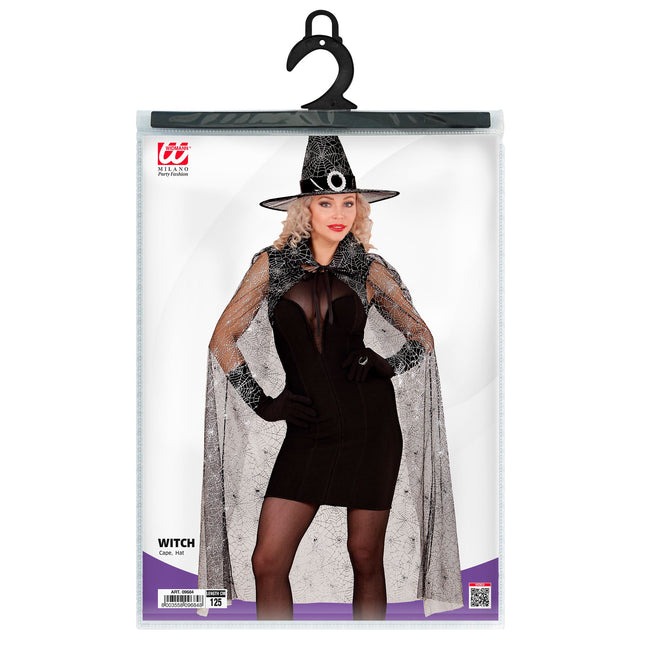 Zestaw akcesoriów na Halloween Czarownica 2 szt