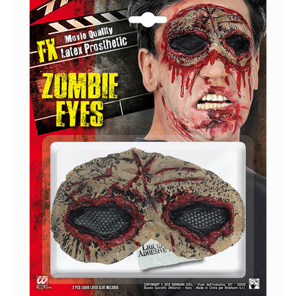 Maska na Halloween Oczy Zombie