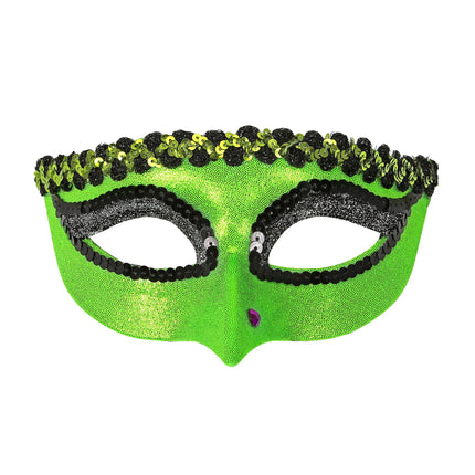 Halloweenowa maska na oczy czarownicy