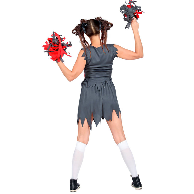 Halloweenowa sukienka damska Zombie Cheerleaderka
