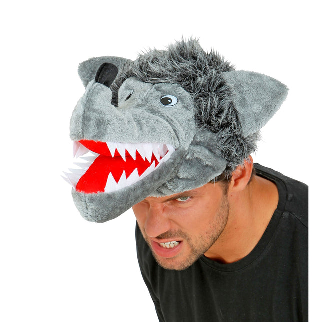 Halloweenowa czapka wilk