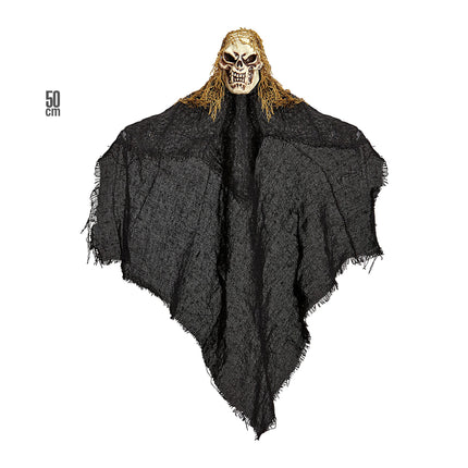 Lalka na Halloween Czarny Szkielet 50cm
