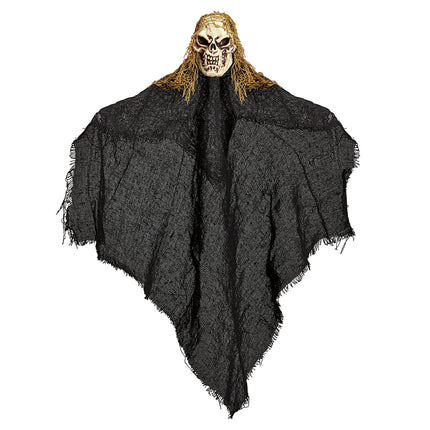 Lalka na Halloween Czarny Szkielet 50cm