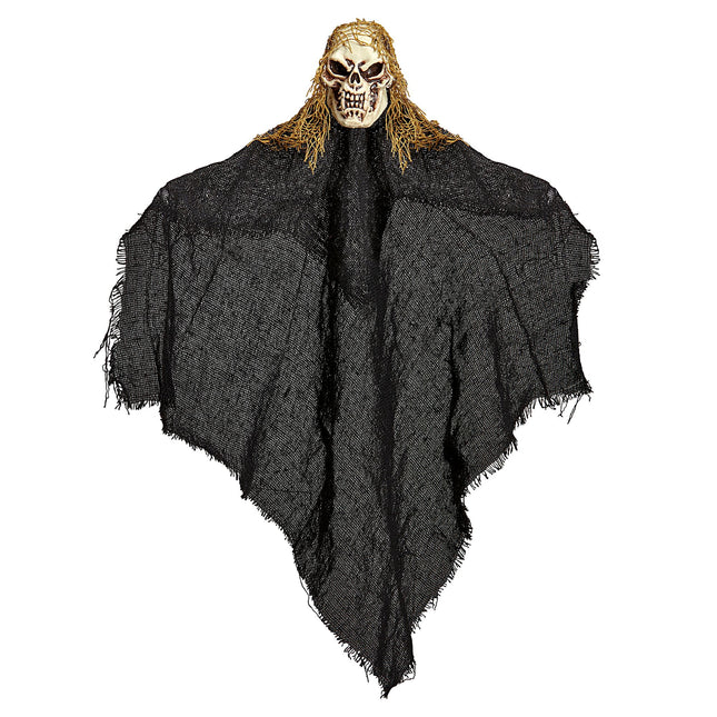 Lalka na Halloween Czarny Szkielet 50cm