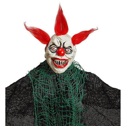 Halloweenowa lalka klaun 50 cm