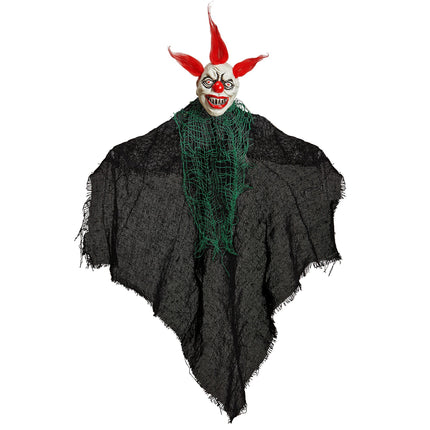 Halloweenowa lalka klaun 50 cm