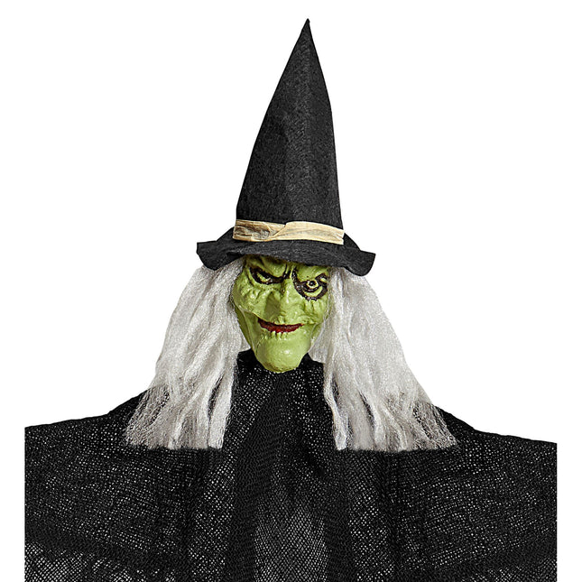 Halloweenowa lalka czarownica 50 cm