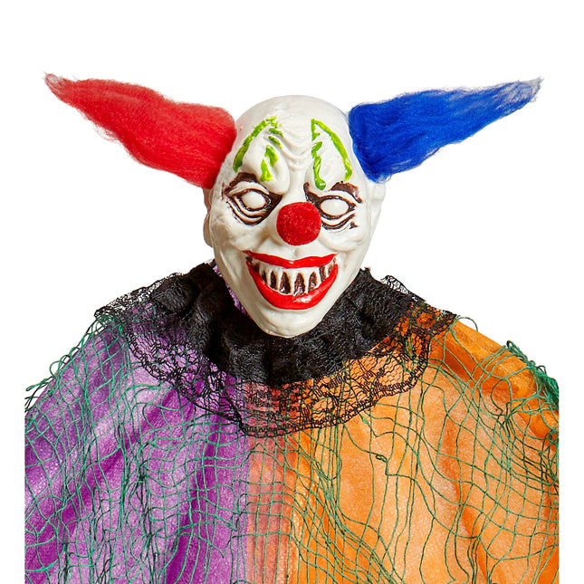Halloweenowa lalka klaun 61 cm