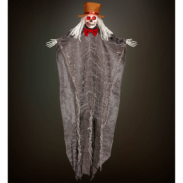 Halloweenowa lalka pan młody ze światłami 1.05m