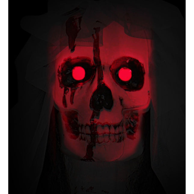Halloweenowa lalka szkieletowa panna młoda 1,7 m