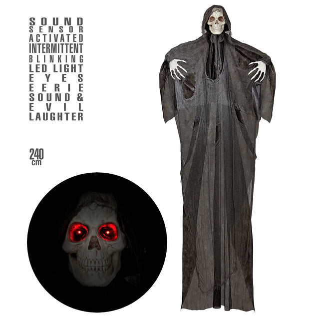 Manekin na Halloween ze światłem i dźwiękiem 2,4 m