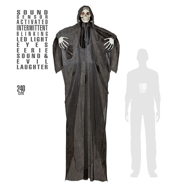 Manekin na Halloween ze światłem i dźwiękiem 2,4 m