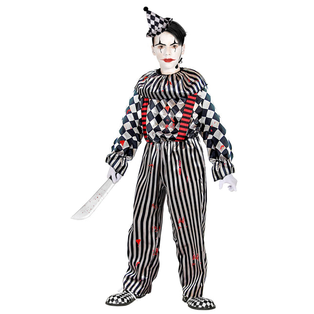 Kostium na Halloween dla dziecka Klaun 4 szt