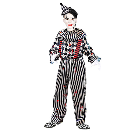 Kostium na Halloween dla dziecka Klaun 4 szt
