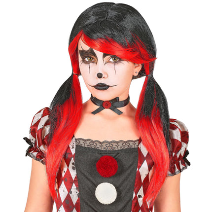 Peruka na Halloween – przerażający klaun