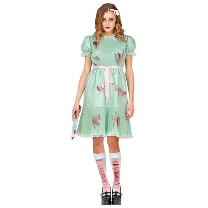 Halloweenowy strój lalki zabójczyni