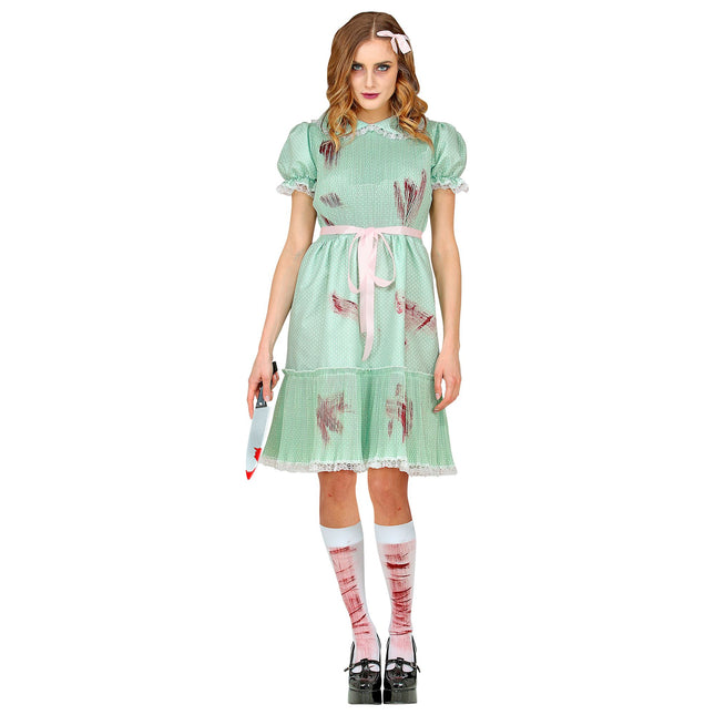 Halloweenowy strój lalki zabójczyni