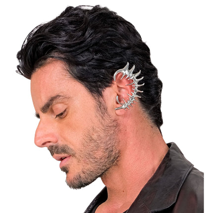 Halloweenowa imitacja kolczyka typu ear cuff
