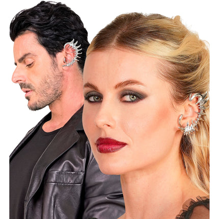 Halloweenowa imitacja kolczyka typu ear cuff