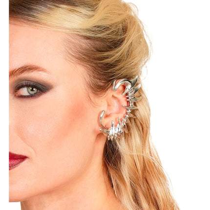 Halloweenowa imitacja kolczyka typu ear cuff
