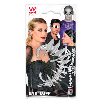 Halloweenowa imitacja kolczyka typu ear cuff