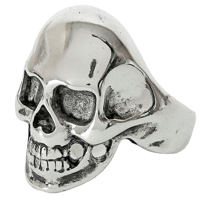 Pierścionek na Halloween z błyszczącą czaszką