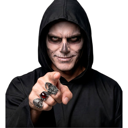 Zestaw pierścionków na Halloween, 3 szt.