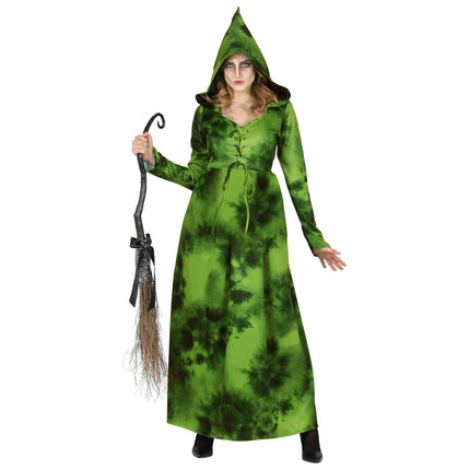 Sukienka na Halloween Zielona Leśna Czarownica