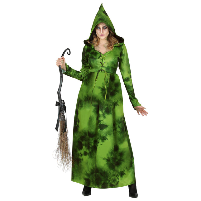 Sukienka na Halloween Zielona Leśna Czarownica